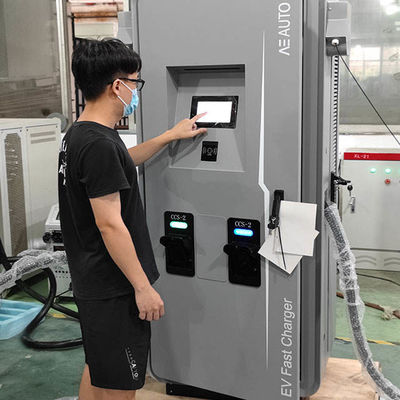 تجهیزات تامین وسایل نقلیه الکتریکی تجاری 120 کیلووات IP55 EV DC Fast Charger 60HZ
