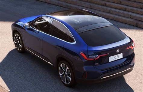 خودروهای برقی با کارایی بالا Nio EC6 75 کیلووات ساعت 5 در 465 کیلومتر خودروی الکتریکی متوسط