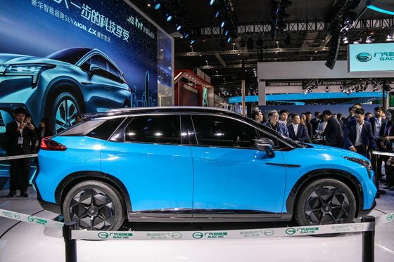 110km/h GAC AION ماشین الکتریکی 5 در 5 نفره سدان خودرو باتری لیتیوم یونی