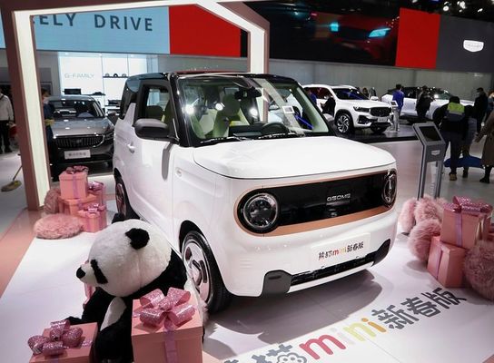 Geely Panda Mini EV Cars 4 صندلی هاچ بک برقی نیو انرژی 120 کیلومتر NEDC