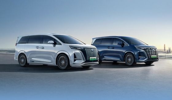 Denza D9 MPV EV Car باتری 571 نانومتری لیتیوم آهنی 4WD الکتریکی SUV 180 کیلومتر در ساعت