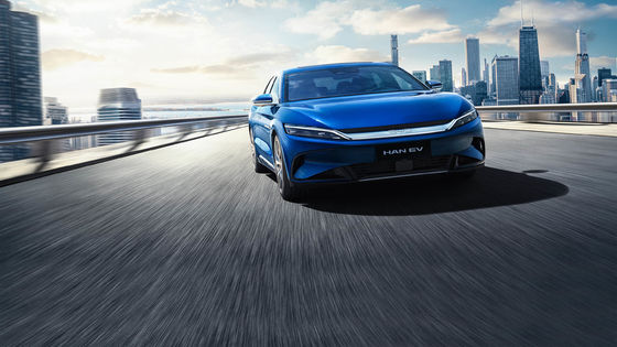 وسایل نقلیه با انرژی جدید BYD با سرعت بالا