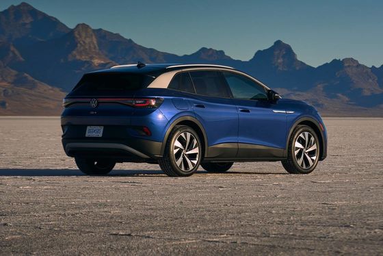 VW ID 4X 4 Wheel Drive خودروهای الکتریکی 160km/h Compact EV Luxury SUV 310NM گشتاور