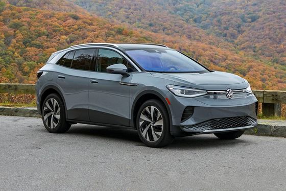 VW ID 4X 4 Wheel Drive خودروهای الکتریکی 160km/h Compact EV Luxury SUV 310NM گشتاور