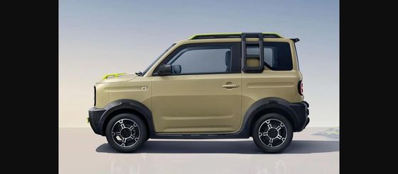 ۲۰۲۳ مینی اتومبیل الکتریکی کوچک چینی EV با یک چهره برونکو در جیلی پاندا نایت ۲۰۰ کیلومتر محدوده