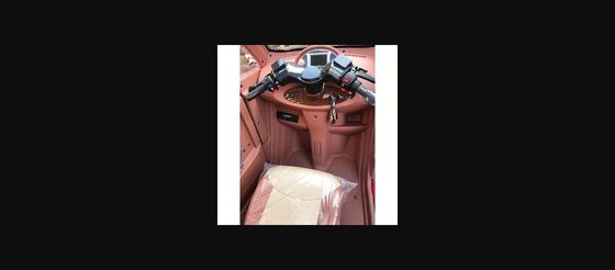 سه چرخ کامل بسته کاربن مسافران سه چرخ برقی با موتور 1200W 3 صندلی