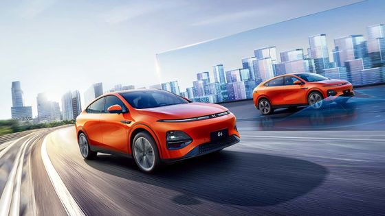 Xpeng G6 اتومبیل الکتریکی سایز متوسط SUV crossover EV اتومبیل الکتریکی برد طولانی 580km با 0.32h