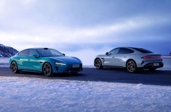 ماشين جديد شيائومي SU7 سدان ۴۷۵ کيلووايت يا ۶۶۴ اسب بخار قدرت ۱۶۵ مايل در ساعت ماشين انرژي جديد