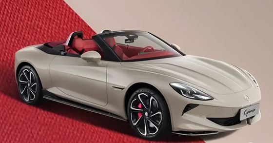 نسخه ویژه 100 عددی در مدل 2024MG سایبرستر Red Top Edition با دو موتور CLTC 520km