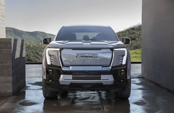 GMC Sierra EV دو موتور موتور با 754P برای کشیدن تا 9500 پوند و می تواند تا 1300 پوند بار مفید را بکشند