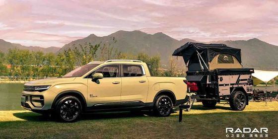 کامیون الکتریکی جدید 2024 رادار RD6 پیکاپ تمام چرخ دار با قدرت 200 کیلو وات و چرخش 384Nm