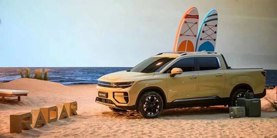 کامیون الکتریکی جدید 2024 رادار RD6 پیکاپ تمام چرخ دار با قدرت 200 کیلو وات و چرخش 384Nm