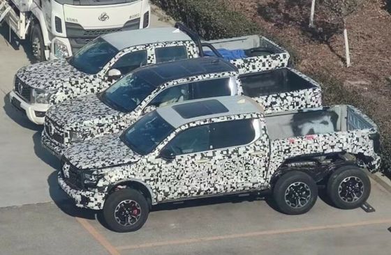 ديوار بزرگ شان هاي کانن پيكاپ اتومبيل هاي الکتريکي پادشاه پيكاپ هاي چين