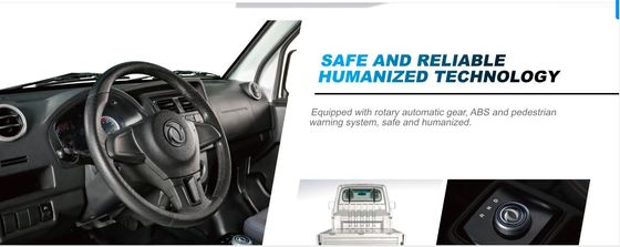 چین برند الکتریکی مینی کامیون با وان Ruichi Ek01s ظرفیت بارگیری 720kg 6cbm کانتینر، کامیون الکتریکی خالص