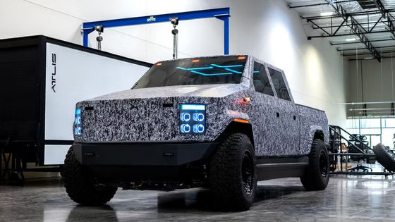 ATLIS XT 100٪ کامیون الکتریکی خالص با 125 کیلو وات 250 کیلو وات ظرفیت باتری