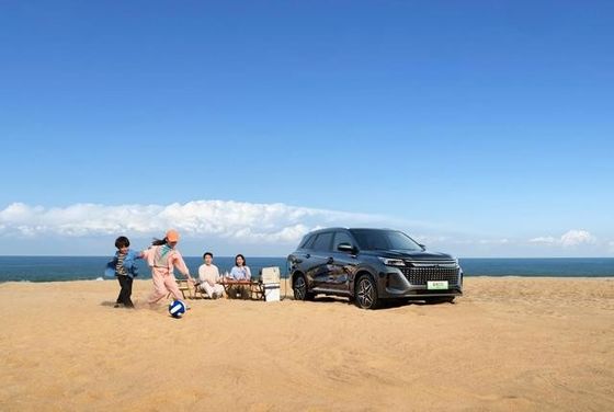 جدیدترین PHEV SERES کارایی بالا متوسط 7 صندلی پلگ این هیبریدی SUV SERES LANDIAN E5