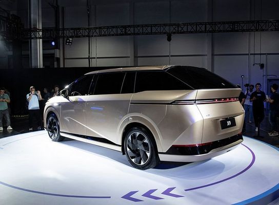 عمده فروش اتومبیل الکتریکی اتومبیل های جدید XPENG X9 2024 Big Mpv 4dw 5door 7seat Xiaopeng X9 Big Suv خودروهای انرژی