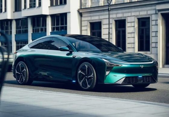 گرمترين نمایشگاه خودروهای پکن Jiyue07 200kw قدرت موتور 27w؛S اتومبیل الکتریکی خالص با سرعت بالا در 200km / h