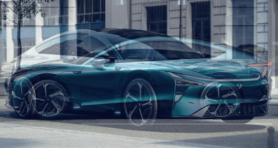 ربات خودران 2024 جييو01 200kw قدرت موتور 272 PS 550km CLTC محدوده اتومبیل الکتريکي خالص با سرعت بالا در 200km / h