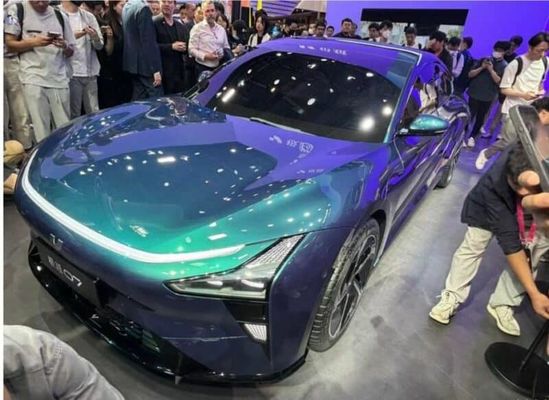 پیش فروش Geely&Baidu Joint Brand Jiyue07 خودروهای الکتریکی خالص با 200kW/271P.s قدرت موتور 2WD محرک 4 درب/5 صندلی