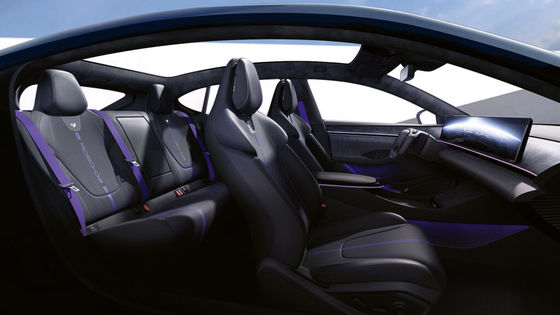 پیش فروش Geely&Baidu Joint Brand Jiyue07 خودروهای الکتریکی خالص با 200kW/271P.s قدرت موتور 2WD محرک 4 درب/5 صندلی