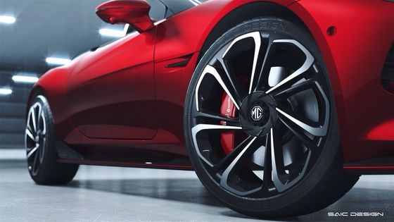 MG Cyberster Trophy تمام اتومبیل های ورزشی الکتریکی 335 اسب بخار سالم و 350 پوند فوت تورک، 336 مایل دامنه تحت باتری 77kwh