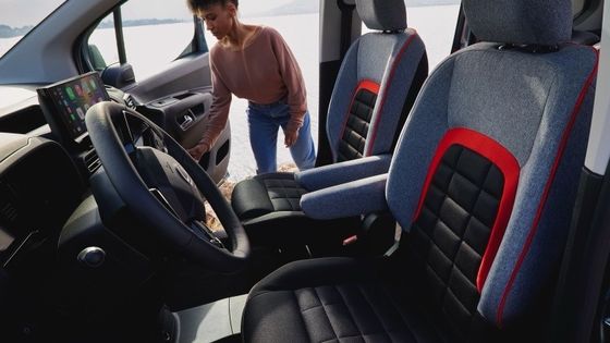 سیترون جدید برلینگو خودرو الکتریکی جدید 339 کیلومتر محدوده 52kwh باتری با 100kw 136P.s قدرت موتور و 132km / h سرعت بالا