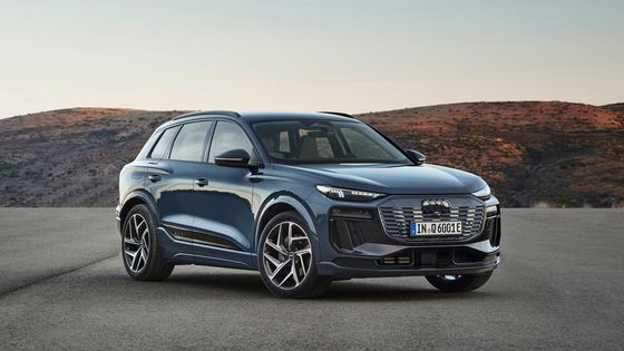 برد بلند با شارژ فوق العاده سریع 270kW و تجهیزات سخاوتمندانه در Audi Q6e-tron خودرو الکتریکی خالص 285kW قدرت