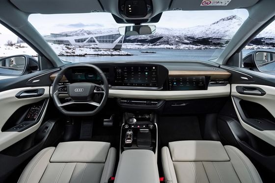برد بلند با شارژ فوق العاده سریع 270kW و تجهیزات سخاوتمندانه در Audi Q6e-tron خودرو الکتریکی خالص 285kW قدرت