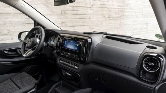 9 صندلی EV مرسدس بنز EVito Tourer Long با موتور الکتریکی 201hp و باتری قابل استفاده 90kWh