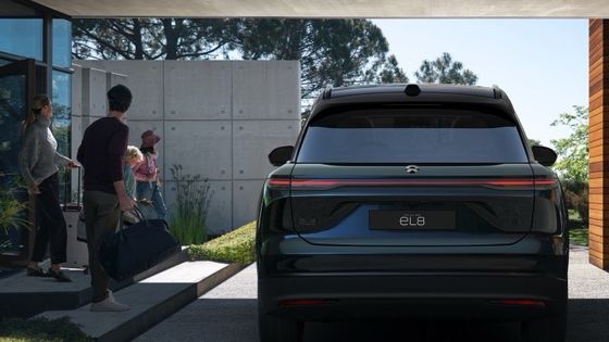 وسایل نقلیه انرژی جدید 2024 Nio EL8 Weilai وسایل نقلیه الکتریکی باتری 75kwh باتری 480kw ((653Ps) قدرت موتور 390km WLTP محدوده EV ماشین