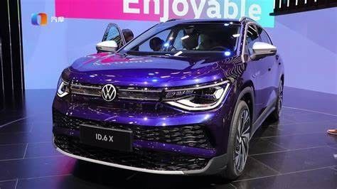 VW ID6X خودروهای الکتریکی بزرگ 617 کیلومتر برد طولانی خودروهای شاسی بلند الکتریکی خالص 160 کیلومتر در ساعت