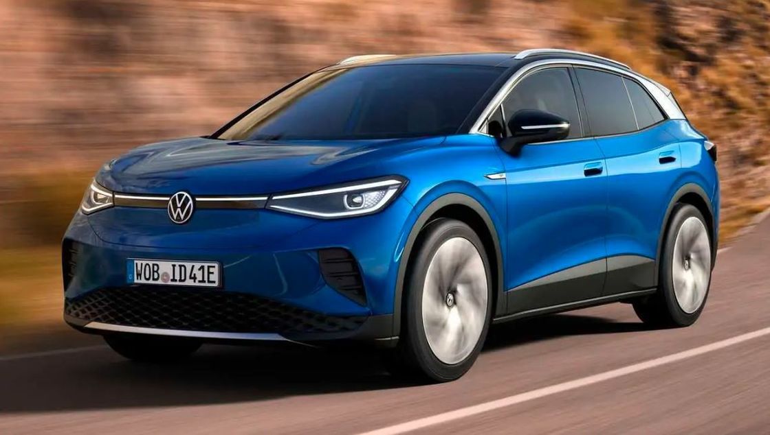 خودروهای برقی برد بلند 607 کیلومتری کامپکت SUV Volk Swagen Id 4X 160km/h