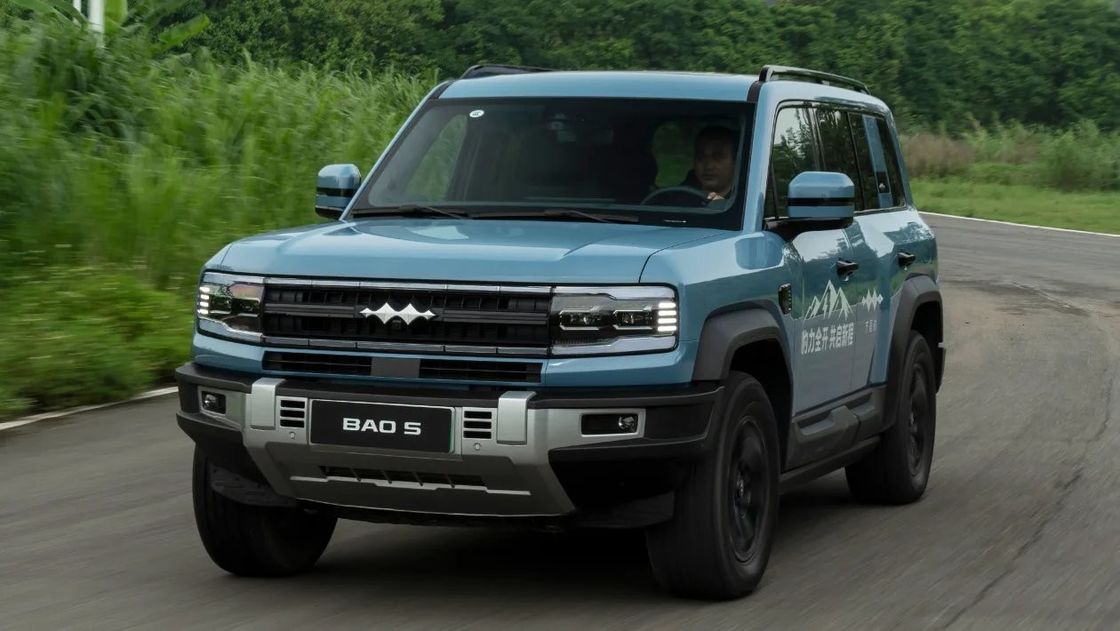 جدیدترین معرفی شده BYD Leopard FANGCHENGBAO 5 2024 PHEV اتومبیل الکتریکی 4.8s 0-100km/h شتاب 125km CLTC EV CAR جدید